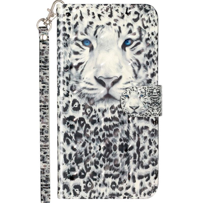 Θήκη Flip Samsung Galaxy A53 5G με κορδονι Thong Tiger